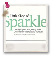 Signature 48324, Little Shop of Sparkle: Boutique glows with jewelry, warm personalities, and treasured memories.